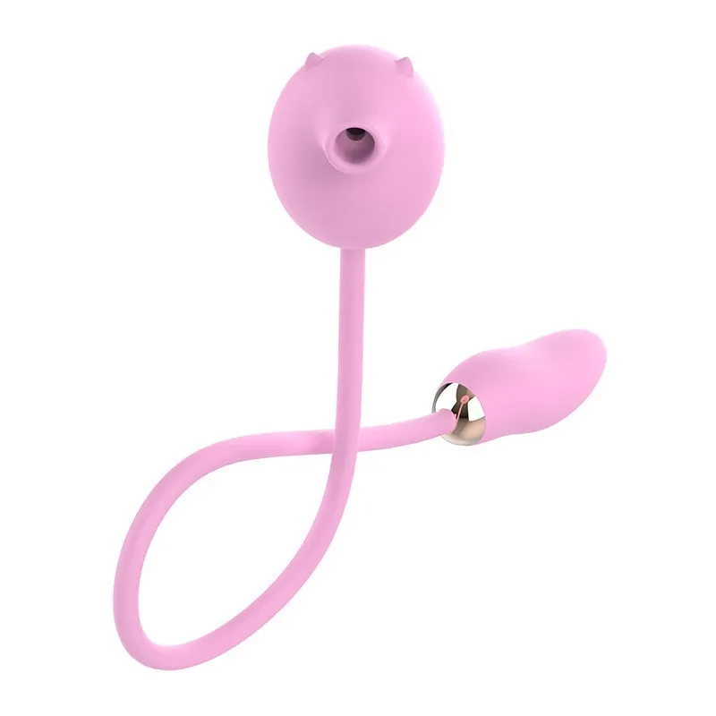 Piggy Clitoral Sucking & G-Spot Vibrator – Dual-Head Thrusting Egg with 10 Vibration Modes, Ultra-Quiet Rechargeable Adult Sex Toy for Women